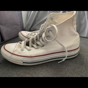 High top white converse